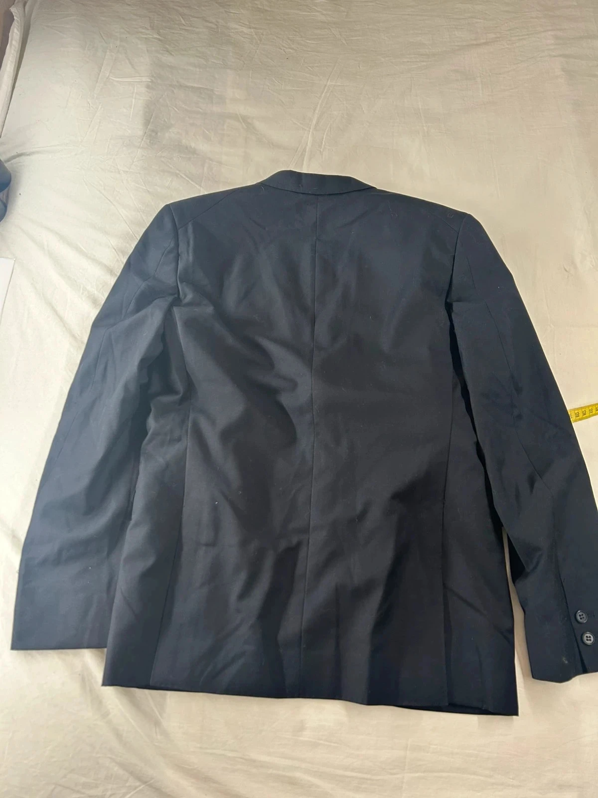 Zwarte blazer costard selected homme met stropdas carlo colombo blauw #96 – photo 17